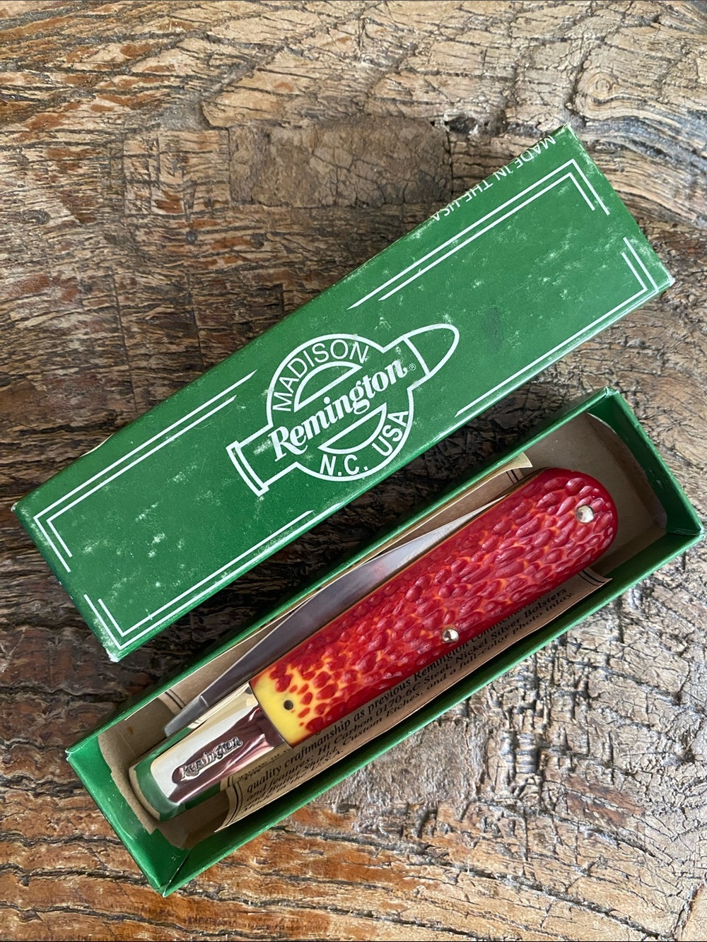 🔪Vintage🔪Remington TANG Grandaddy Barlow Bullet Knife 18313